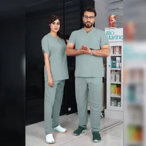 اسکراب شلوارسبز پاستیلی مدل (U-flex)
